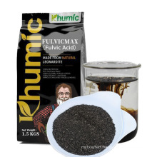 KHUMIC FULVICMAX 100% water soluble drip/spray irrigation black shiny flakes potassium humate super